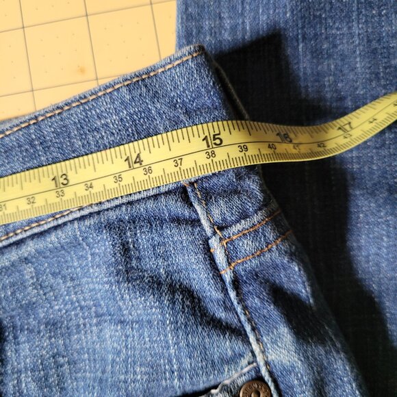 Levi's 505 Straight Leg Jeans Misses Size 8 Long - Picture 5 of 9